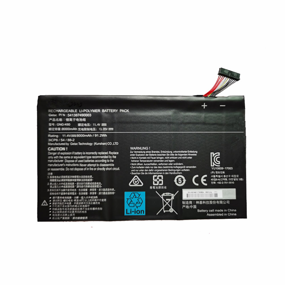 Batería para GIGABYTE -gigabyte-GNG-K60